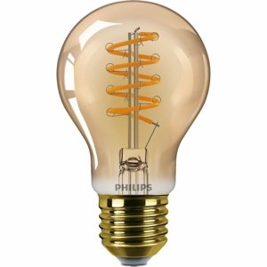 Żarówka Philips LED E27 A60 5,5W (40W) 2200K zmożliwością ściemniania, bursztynowa