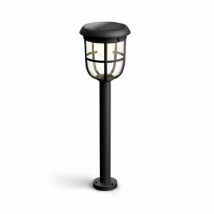 Philips Radii UltraEfficient Solar Outdoor LEDColumn Light 1,3W 3000K 60 cm, czarny