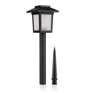 Happy Green Lampa solarna 8 x 8 x 37 cm,  czarny