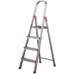 Aluminiowe stopnie Rolser do użytkuprofesjonalnego Unica, 4 stopnie, 4 stopnie