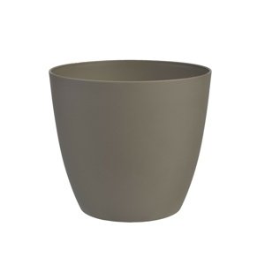 Gardenico Doniczka Ella matowy taupe, śr. 18  cm, śred. 18 cm