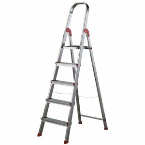 Aluminiowe stopnie Rolser do użytkuprofesjonalnego Unica, 5 stopni, 5 stopni