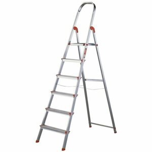 Rolser Aluminiowe stopnie do użytkuprofesjonalnego Unica, 6 stopni, 6 stopni
