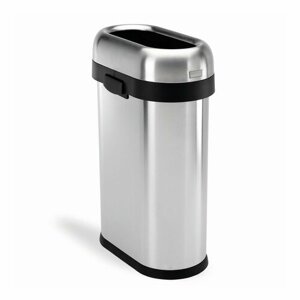 Simplehuman Kosz na śmieci do pomieszczeńkomercyjnych 50 l, stal nierdzewna