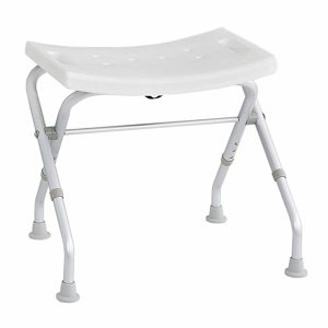 SAPHO A0050301 Taboret składany dlaniepełnosprawnych, biały