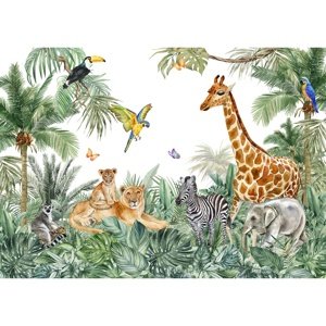 Fototapeta XXL Jungle 360 x 254 cm, 4 części