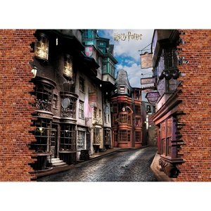 Fototapeta dla dzieci Harry Potter Aleja Pokątna252 x 182 cm, 4 części