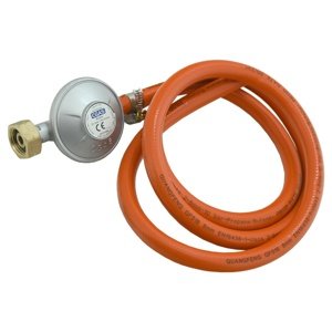 Cattara 13607 Reduktor ciśnienia gazu 30 mbar EN16129 z wężem 1,5 m, M