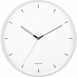 Karlsson 5940WH designerski zegar ścienny 40 cm, biały