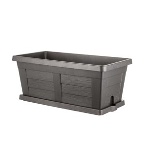 Bama duża skrzynka ogrodowa Legno antracyt, 80 x 40 x 35 cm, 80 cm