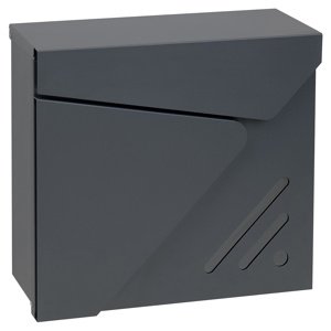Skrzynka stalowa BK.509.G.AM antracytowy, 33,5 x 37 x 11,5 cm