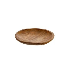 InDecor Taca dekoracyjna z drewna mango, 25 x 25 x 4 cm, S