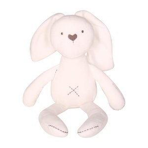 Wypchany królik Hop 35 cm, biały