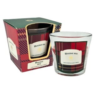 Świeca zapachowa w szklanym słoiku, Holiday Hug,120 g