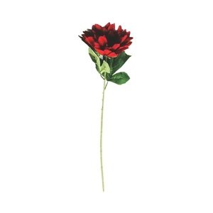 Sztuczny kwiat Dahlia czerwony, 68 cm