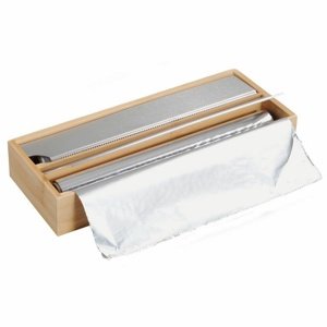Kesper 58044 Bambusowy pojemnik kuchenny na folię,3 5 x 13 x 5,5 cm