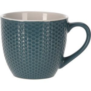 Kubek kamionkowy Honeycomb, 250 ml, niebieski