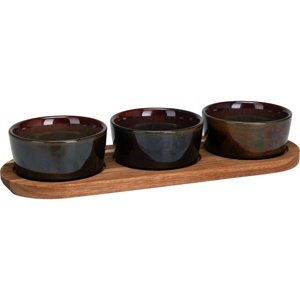 EH zestaw do serwowania Torrente, 4 szt., zielony, 29 x 10 cm
