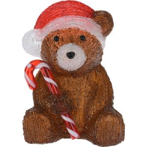 Dekoracja świąteczna LED Candy bear, 24 cm
