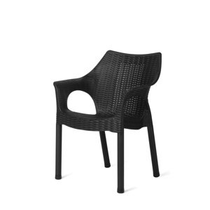 Fotel rattanowy Cambridge Night 61 x 54 x 80 cm