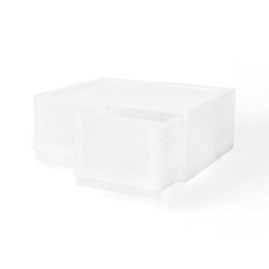 Modułowy pojemnik Wave twin Mist bez kółek 54,6 x 43,4 x 22 cm, szeroki - 2 szuflady