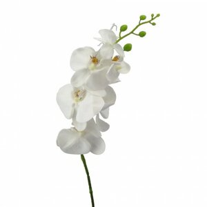 Sztuczny Phalenopsis biały, 86 cm