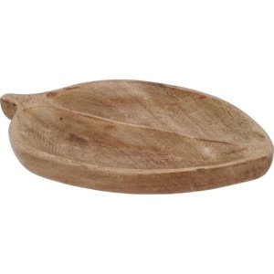 Taca dekoracyjna w kształcie liścia Mango, 27 x 17 cm