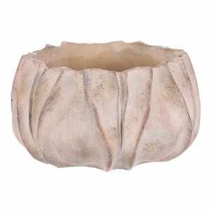 Osłonka betonowa na doniczkę M, beżowy, 25 x 14 cm, 25 cm