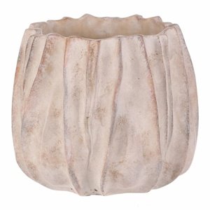 Betonowa osłonka na doniczkę M1, beżowy, 22 x 18 cm, 22 cm