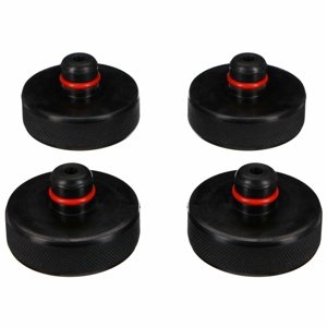 Sixtol Zestaw gumowych podkładek pod podnośnikJACK PAD SET 4T do samochodów Tesla, 4 szt.