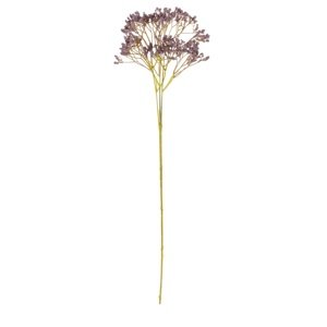 Sztuczny kwiat Gypsophila ciemnofioletowy, 15 x 15x 65 cm