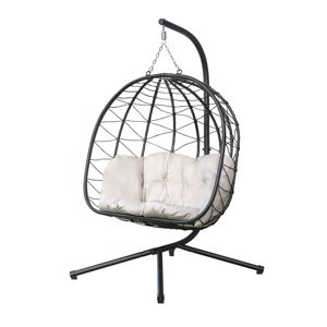 Happy Green Wiszący fotel rattanowy Villa Big ,120 x 110 x 200 cm
