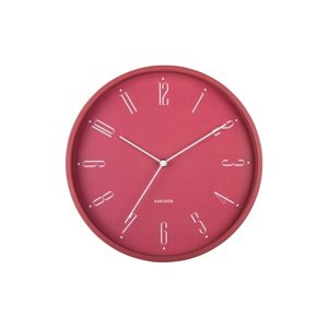 Zegar ścienny Karlsson 5988RD ciemnoróżowy,średnica 30 cm