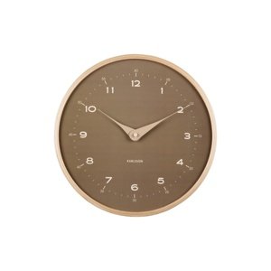 Zegar ścienny Karlsson 5995MG brązowy, śr. 30 cm