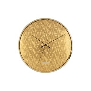 Karlsson 6005GD design zegar ścienny złoty,średnica 40 cm