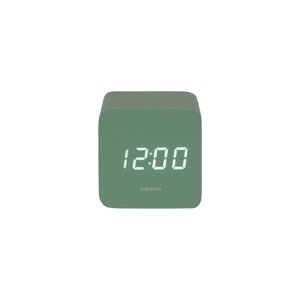 Karlsson 5982GR designerski zegar LED z alarmemzielony, 7 cm
