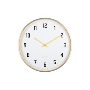 Zegar ścienny Karlsson 5969BY żółty, średnica 40cm