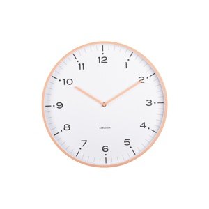 Zegar ścienny Karlsson 6011OR pomarańczowy,średnica 40 cm