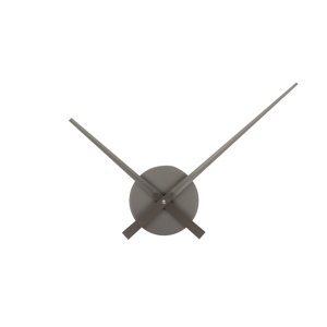Designerski zegar ścienny Karlsson 4348GY, szary, średnica 48 cm