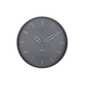 Karlsson 6012GY design zegar ścienny szary, średnica 40 cm