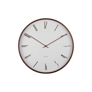 Zegar ścienny Karlsson 6014WH biały, średnica 40cm