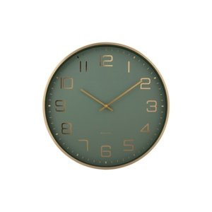 Zegar ścienny Karlsson 5973GR jasnozielony,średnica 40 cm
