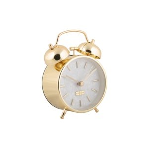 Karlsson 6009GD budzik design złoty, średnica 12cm