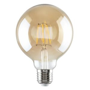 Żarówka dekoracyjna LED Rabalux, bursztynowa, E27,G95, 5,4 W, 510 lm