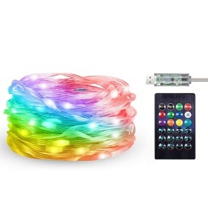 Rabalux 77123 zewnętrzny łańcuch świetlny SMART  Biri 5 m, z funkcją timera, pamięcią, 5 m
