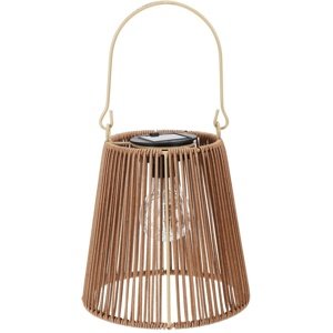 Metalowa latarnia solarna Natura, 18 x wys. 21 cm