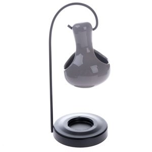 Wisząca lampa do aromaterapii szara, 9 x 22 cm