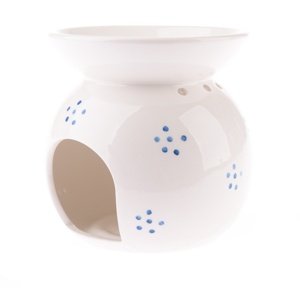 Porcelanowa lampa do aromaterapii Campesino biała,9,8 x 12,5 cm