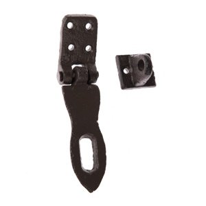 Żeliwna halka w kolorze czarnym, 9 x 3,9 cm