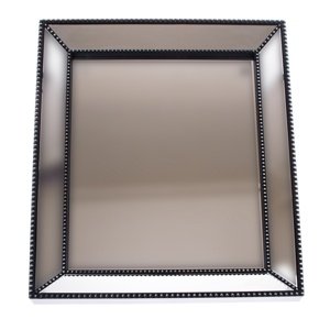 Plastikowe lustro ścienne Lopera czarne, 62 x 52cm